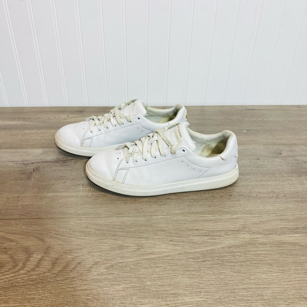 Use women TORY BURCH Howell Court Sneakers size 8 - Picture 3 of 8